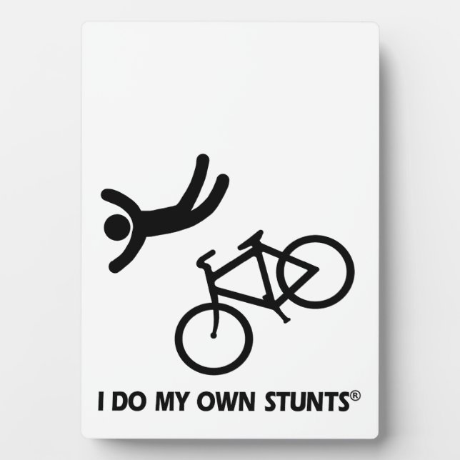 Placa Expositora Bike My Own Stunts (Frente)