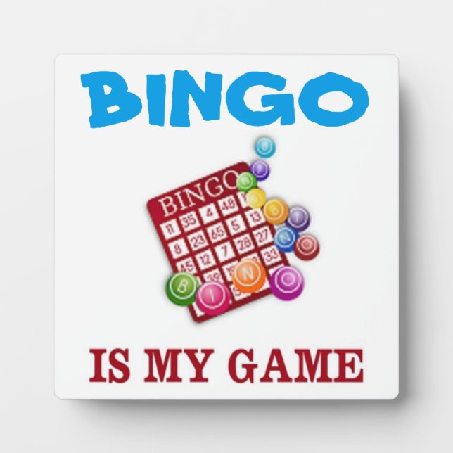 PLACA EXPOSITORA BINGO ES MI JUEGO (Frente)