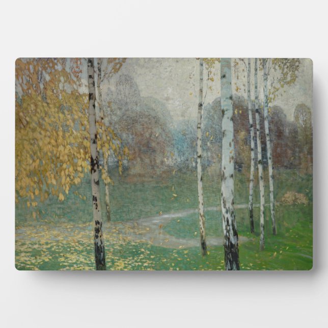 Placa Expositora Birch Trees, 1904 (oil on canvas) (Frente)