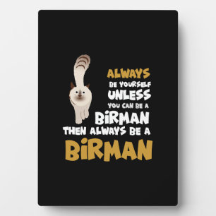Placa Expositora Birman Cat