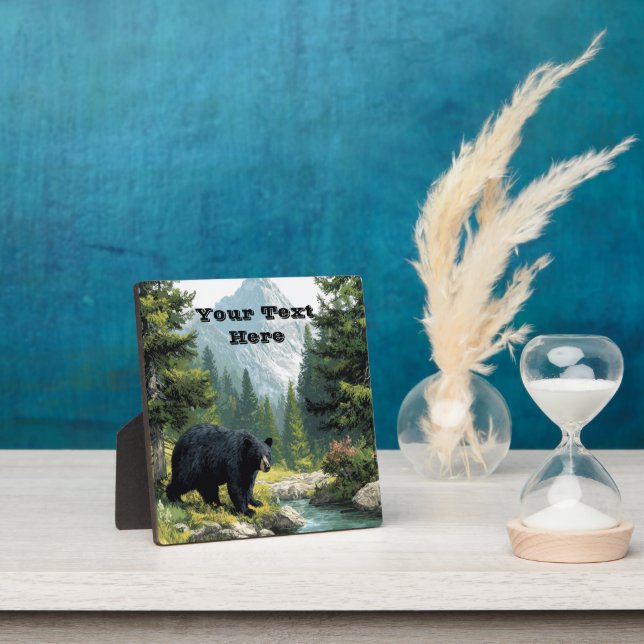 Placa Expositora Black Bear Nature  (in situ)