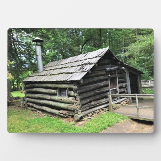 Placa Expositora Blacksmith Shop en Mabry Mill, Virginia (Frente)