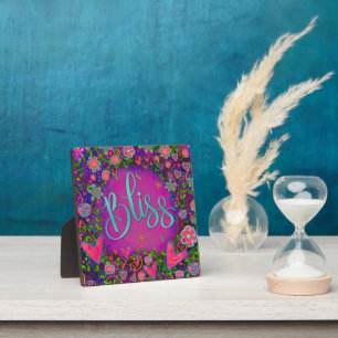 Placa Expositora Bliss Bonito Floral Inspiración Whimsical Easel