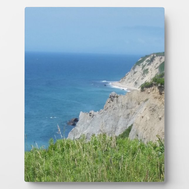 Placa Expositora Block Island Bluffs - Isla Block, Isla Rhode (Frente)