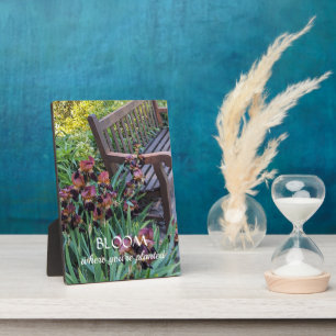 Placa Expositora Bloom dónde te plantan cita con irlandeses