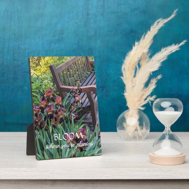 Placa Expositora Bloom dónde te plantan cita con irlandeses (Lado)