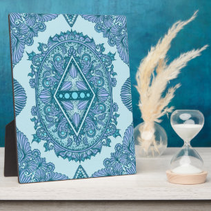 Placa Expositora Blue Diamond Mandala