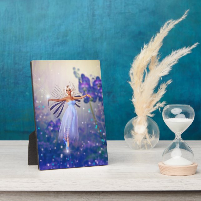 Placa Expositora Blue Flower Fairy (Lado)