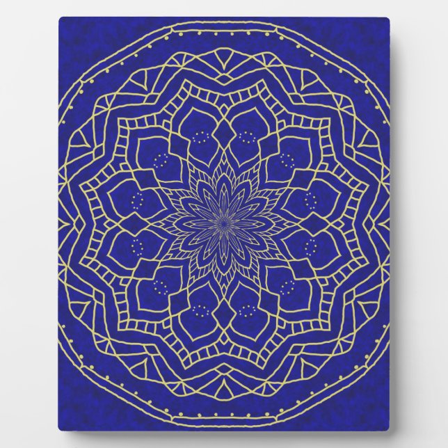 Placa Expositora Blue Mandala (Frente)