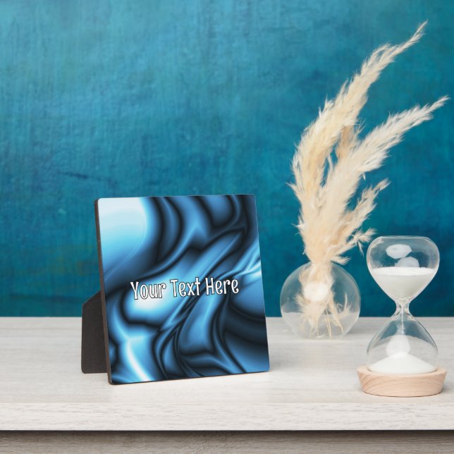 Placa Expositora Blue Silk wave (in situ)