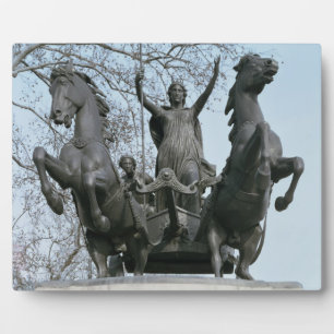 Placa Expositora Boadicea, años 1850 (bronce) (ver también 33580)