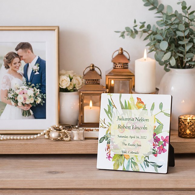 Placa Expositora Boda de ramo de primavera (Subido por el creador)