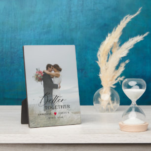 Placa Expositora Boda guión de foto superposición personalizado 