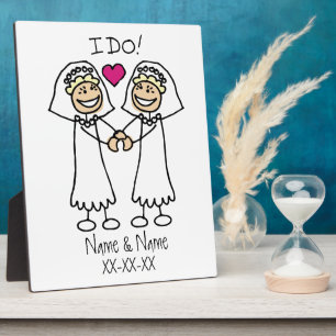 Placa Expositora Boda lesbiana