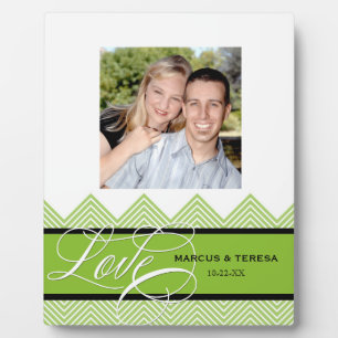 Placa Expositora Boda Moda involucrada Chevron Moderno Personalizad