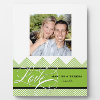 Placa Expositora Boda Moda involucrada Chevron Moderno Personalizad