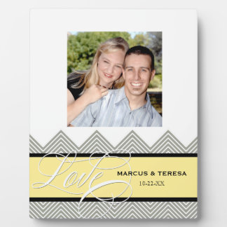 Placa Expositora Boda Moda involucrada Chevron Moderno Personalizad