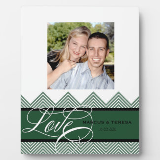 Placa Expositora Boda Moda involucrada Chevron Moderno Personalizad