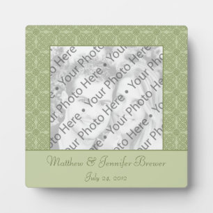 Placa Expositora Boda personalizado Tile Gift & Keepsake con texto