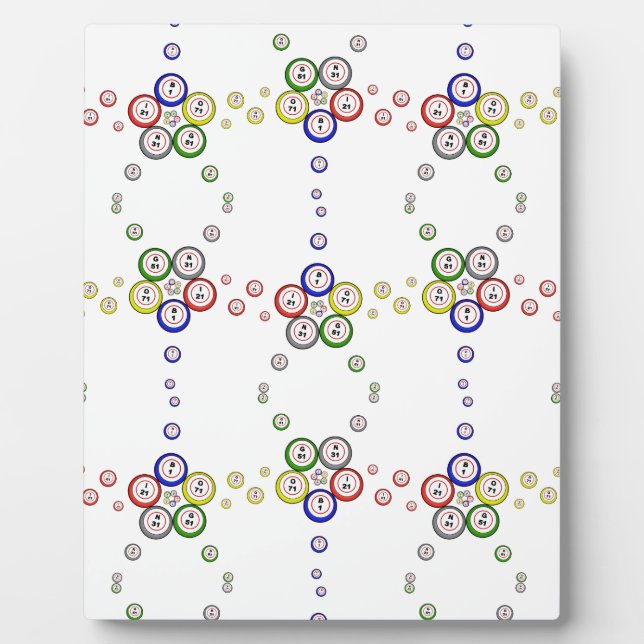 Placa Expositora Bolas de Bingo (Frente)