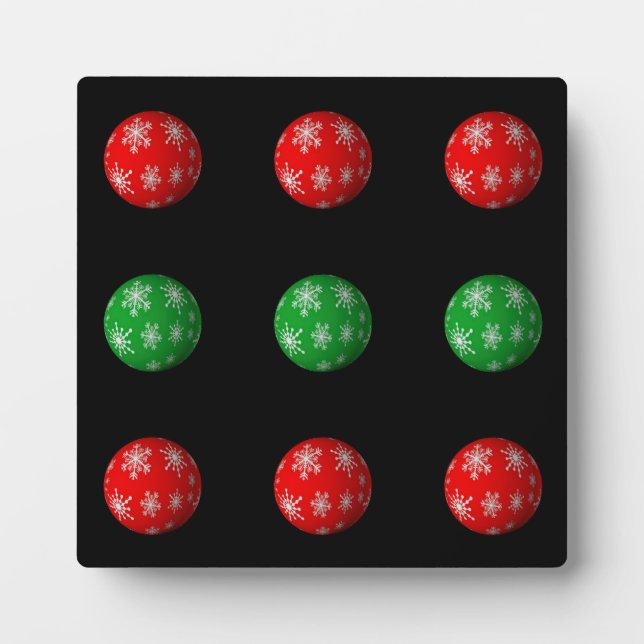 Placa Expositora Bolas de Navidades 3D (Frente)