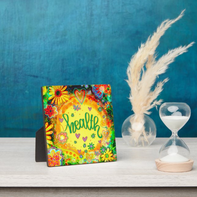 Placa Expositora Bonito Amarillo Floral Teléfono Inespiritualidad S (in situ)