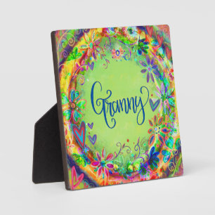 Placa Expositora Bonito Boho Floral Granny Inespirivitalidad