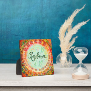 Placa Expositora Bonito Floral Pastel Boho Resiliencia moderna