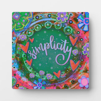 Placa Expositora Bonito Motivacional Alegre Simplicidad Floral