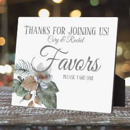 Placa Expositora Bonito Tone Boho Bouquet Favors