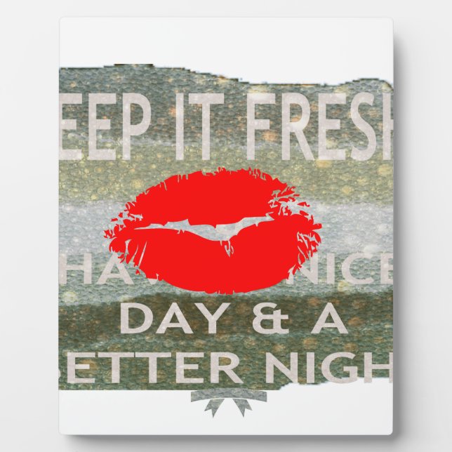 Placa Expositora Bonito y perfecto guardar la fecha (Frente)