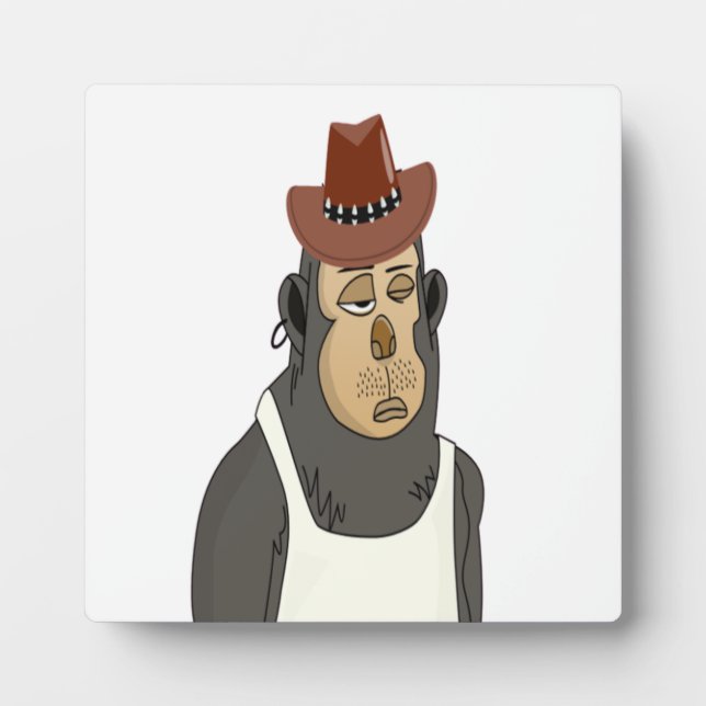 Placa Expositora Bored Ape (Frente)
