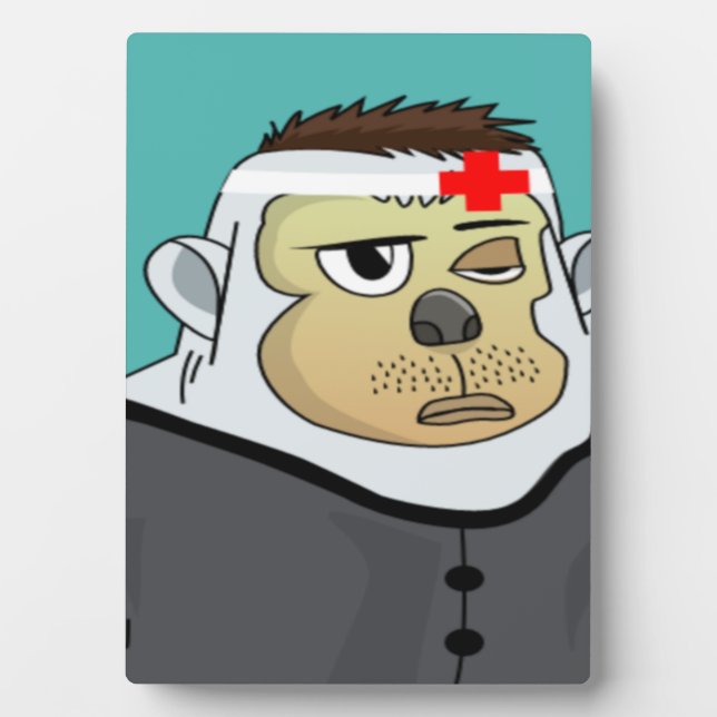 Placa Expositora Bored Ape (Frente)