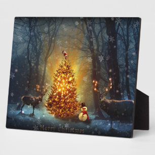 Placa Expositora Bosque de navidades.