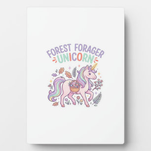Placa Expositora Bosque de Unicornios Forrajero Diseño Gráfico de U