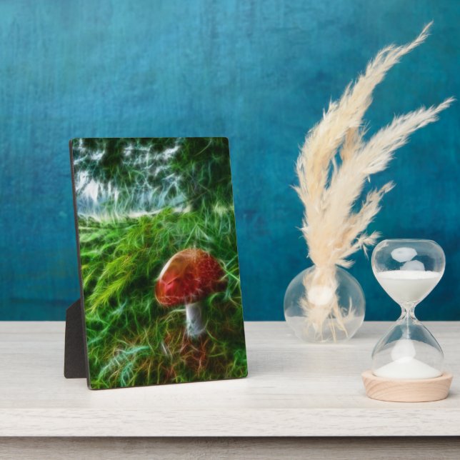 Placa Expositora Bosque Fractal Mushroom (Lado)