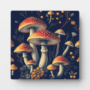 Placa Expositora Bosque Oscuro de Amanita Muscaria