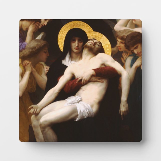 Placa Expositora Bouguereau Pieta Plaque (Frente)