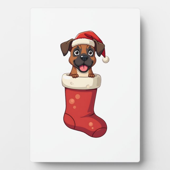 Placa Expositora Boxer Christmas Stocking (Frente)