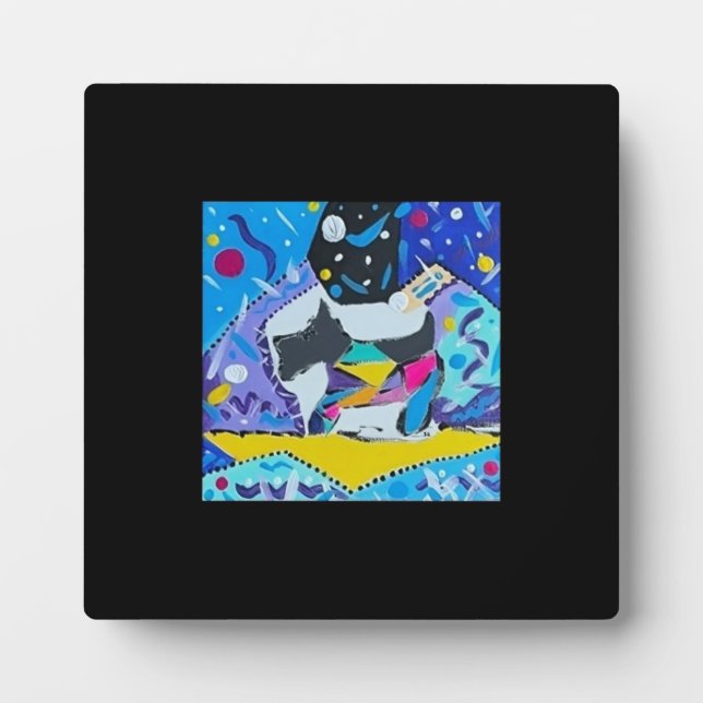 Placa Expositora Boxer Tabletop Plaque con Easel (Frente)