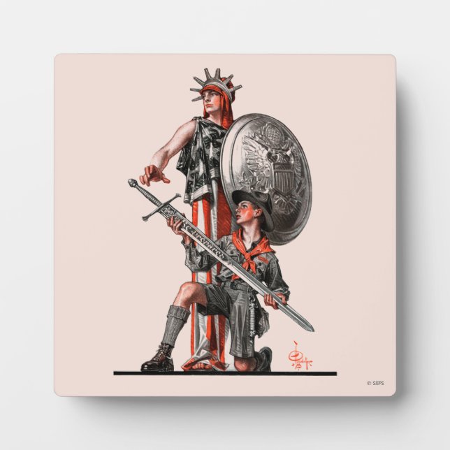 Placa Expositora Boy Scout and Liberty (Frente)