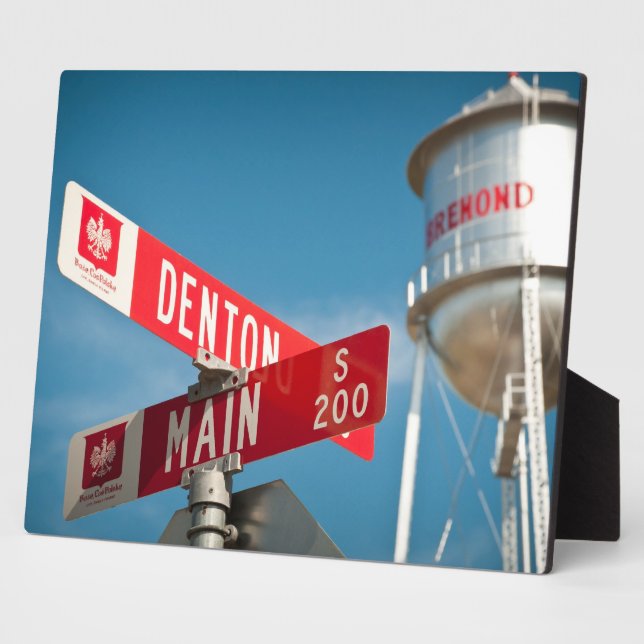 Placa Expositora Bremond Texas (Lado)