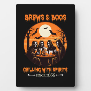 Placa Expositora Brews & Boos - Floreciente cerveza fantasma de Hal