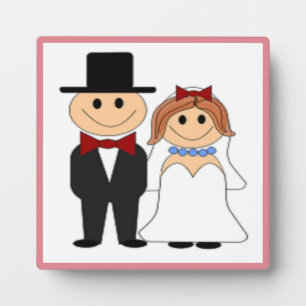 PLACA EXPOSITORA BRIDE Y GROOM