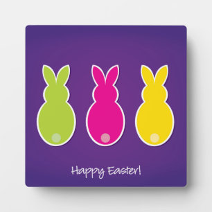 Placa Expositora Bright Easter Bunny Silhouette