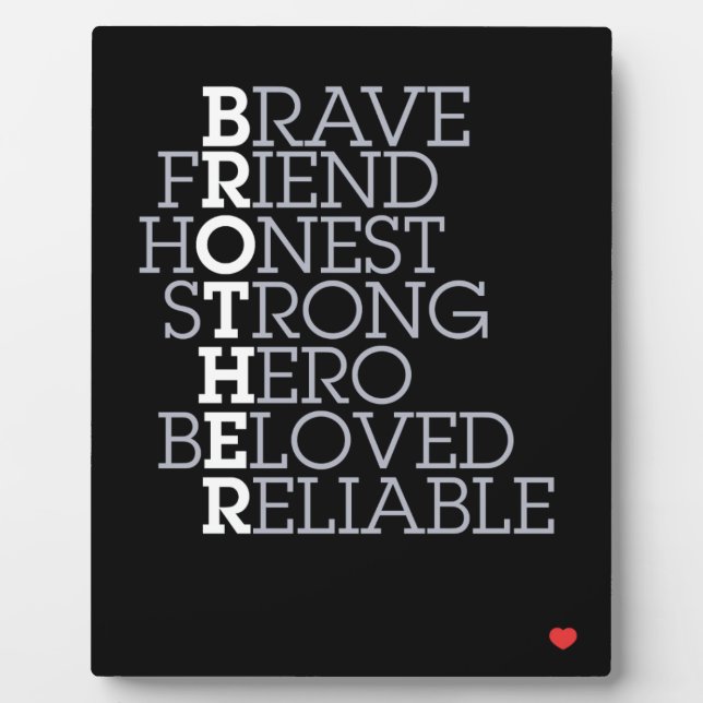 Placa Expositora Brother Gift (Frente)