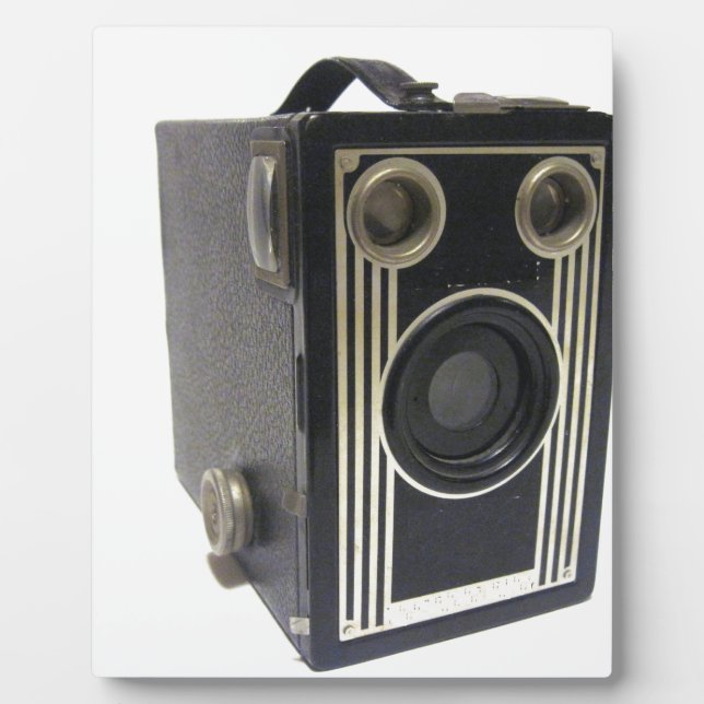 Placa Expositora Brownie Antique Camera (Frente)