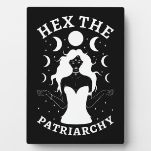 Placa Expositora Bruja Feminista - Maldice Al Patriarcado II
