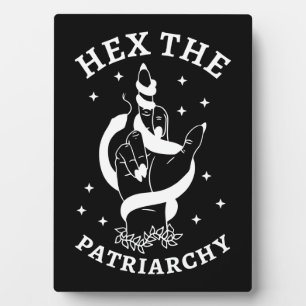 Placa Expositora Bruja Feminista - Maldice Al Patriarcado III