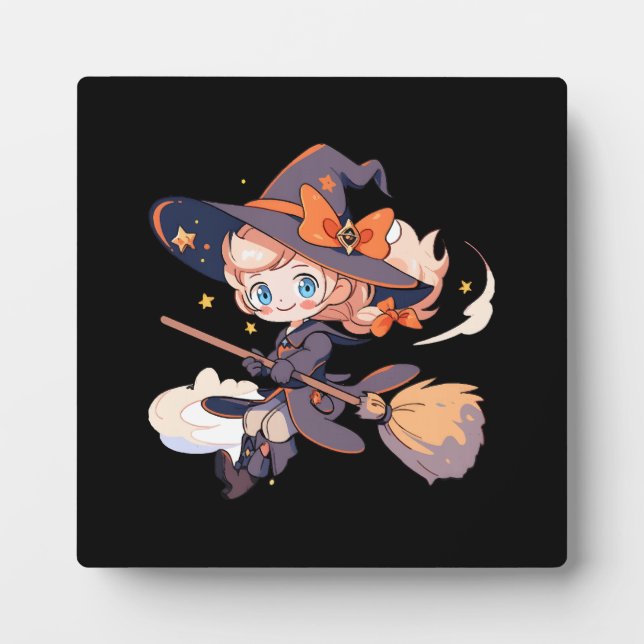 Placa Expositora Bruja Halloween (Frente)
